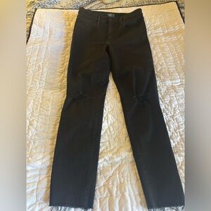 Abercrombie & Fitch Black Ultra High Rise Super Skinny Jeans size 12 Waist 31